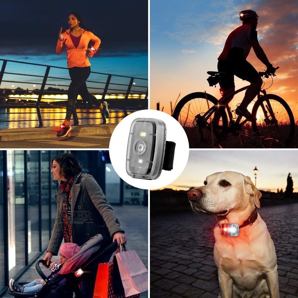 Waterproof Running & Biking Light - Compact USB Rechargeable Safety Light