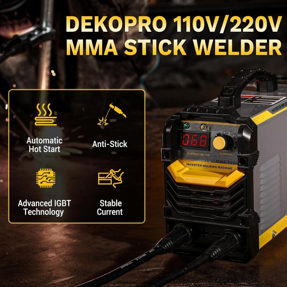 Powerful 160A ARC Welding Machine with Advanced IGBT Technology and Compact Size
