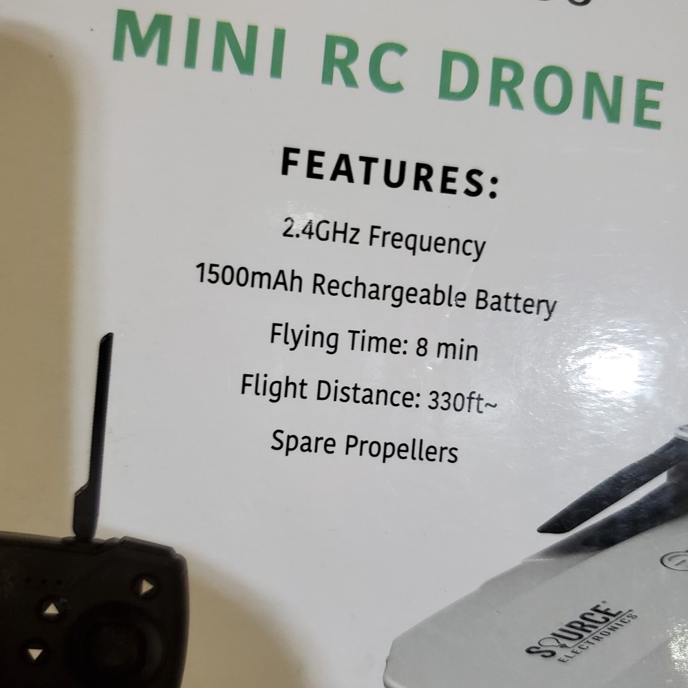 SOURCE ELECTRONICS 4 GHz Freq. MINI RC DRONE SE-1558-GY