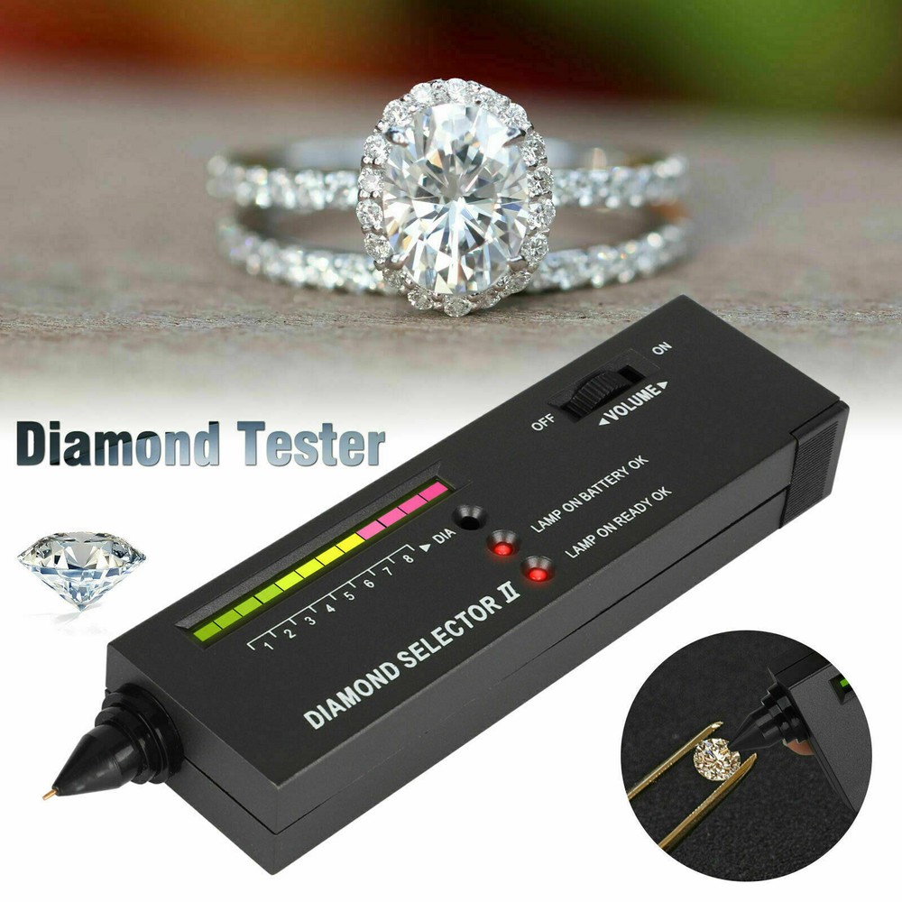 Diamond Tester Gold Silver Selector Gemstone Testing Kit Digital Electronic Tool
