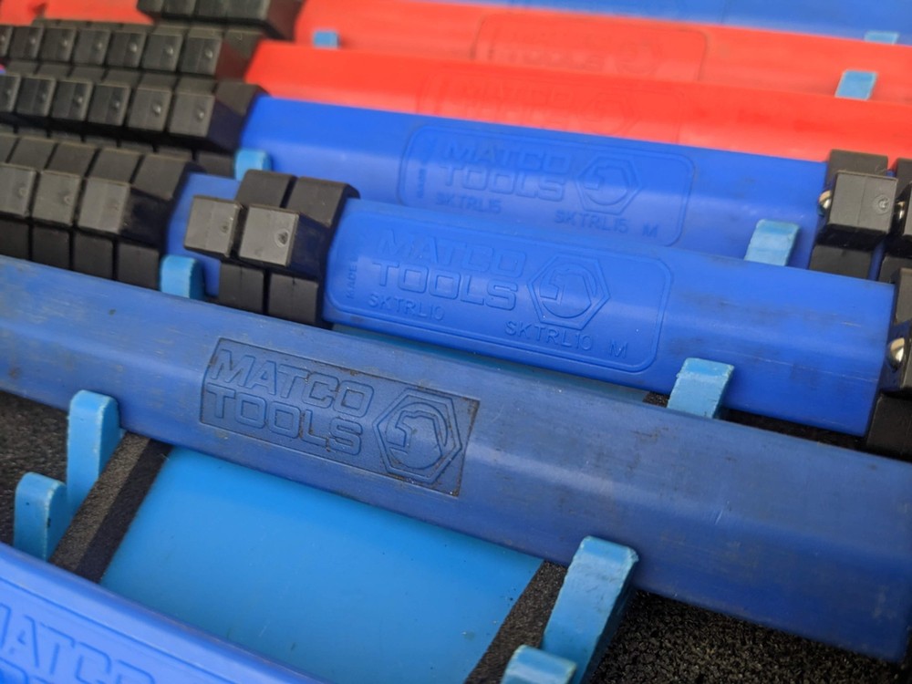 Matco Tools Plastic Socket Rail Organizers Lot