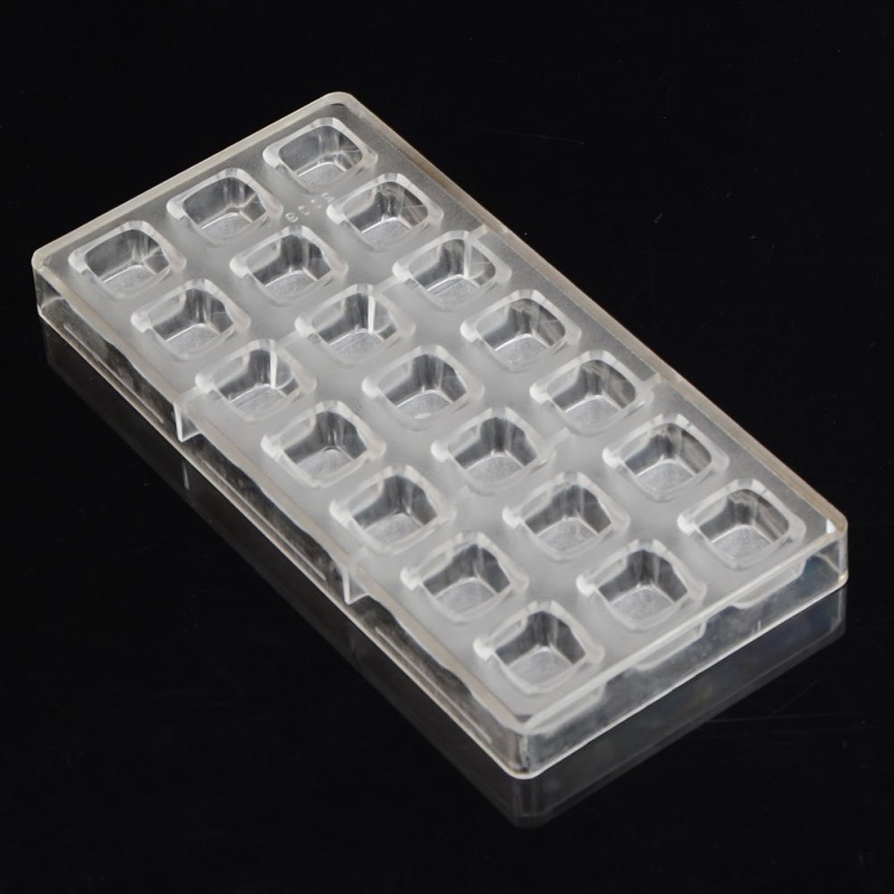 Grainrain square chocolate mold polycarbonate bar mould candy 5