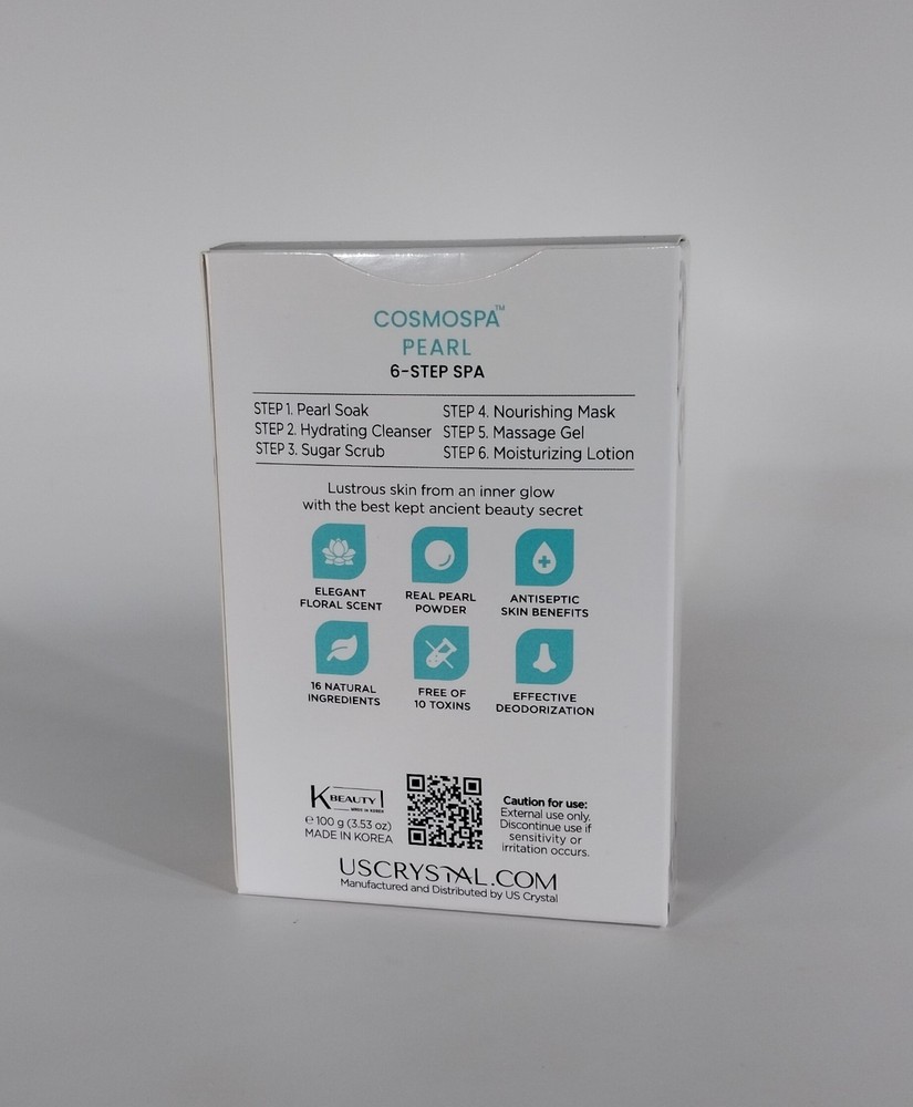 Cosmospa Pearl Spa Pedicure Box - 6 Steps