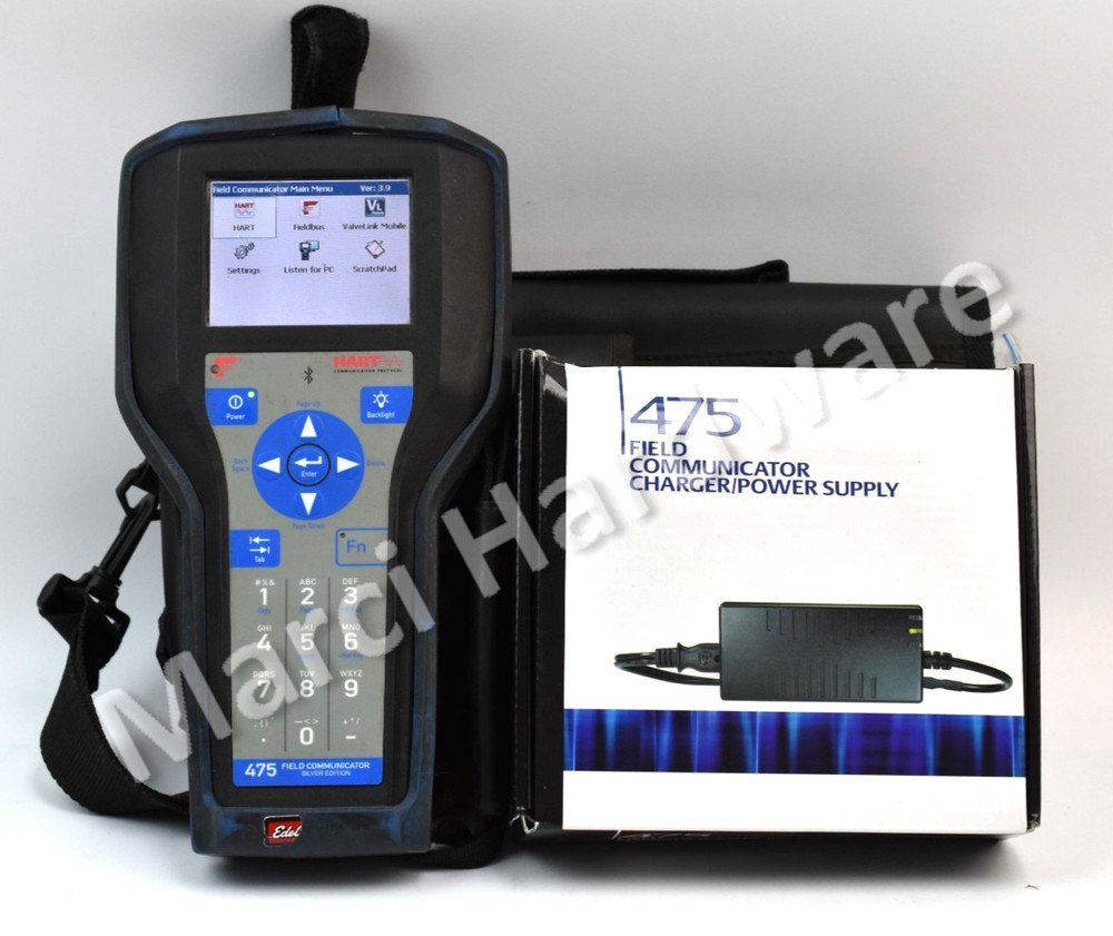 Emerson HART 475 Version 3.9 Field Communicator Hart Silver Edition with CHARGER