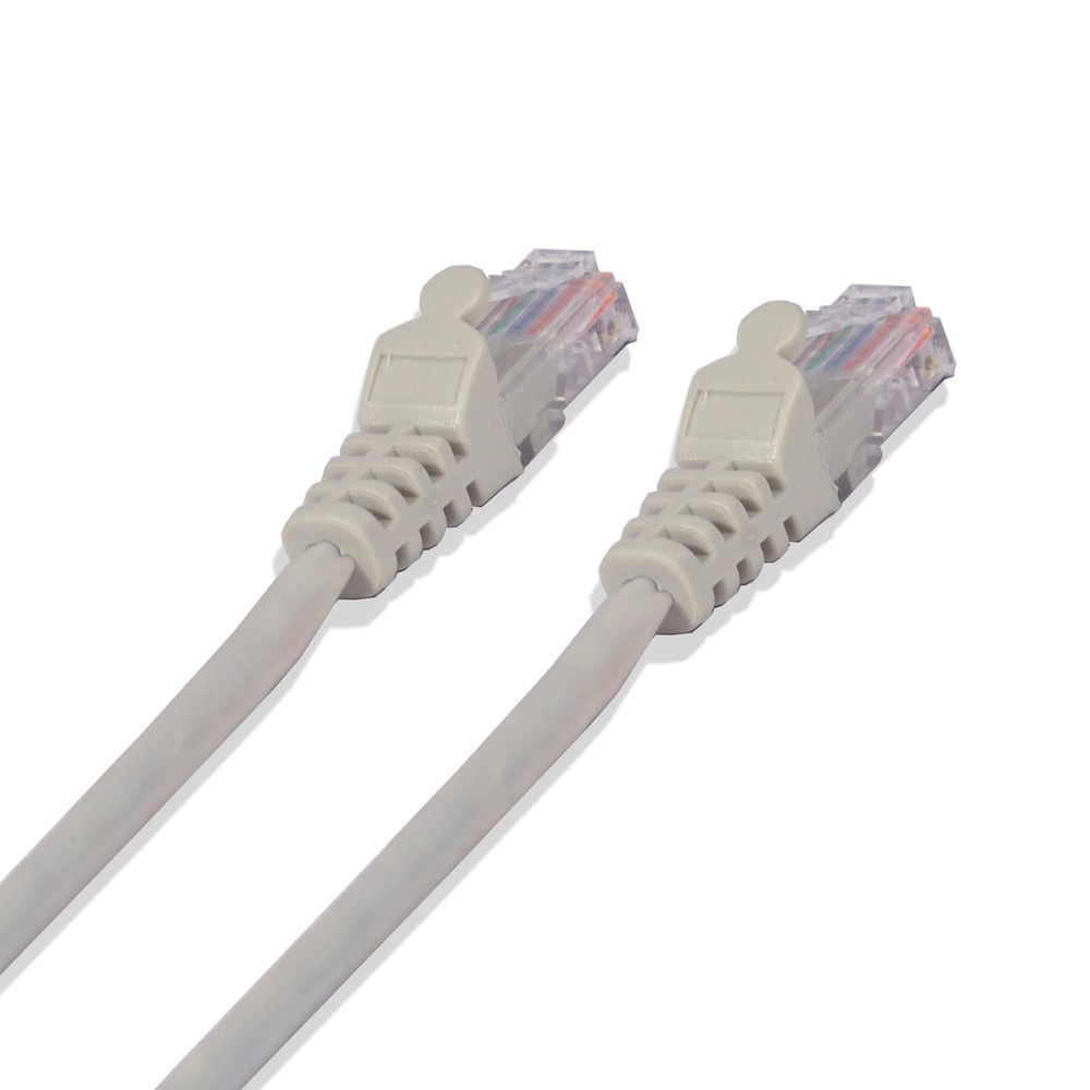3FT Cat5e UTP Ethernet Network Patch Cable RJ45 Lan Wire Gray (25 Pack)