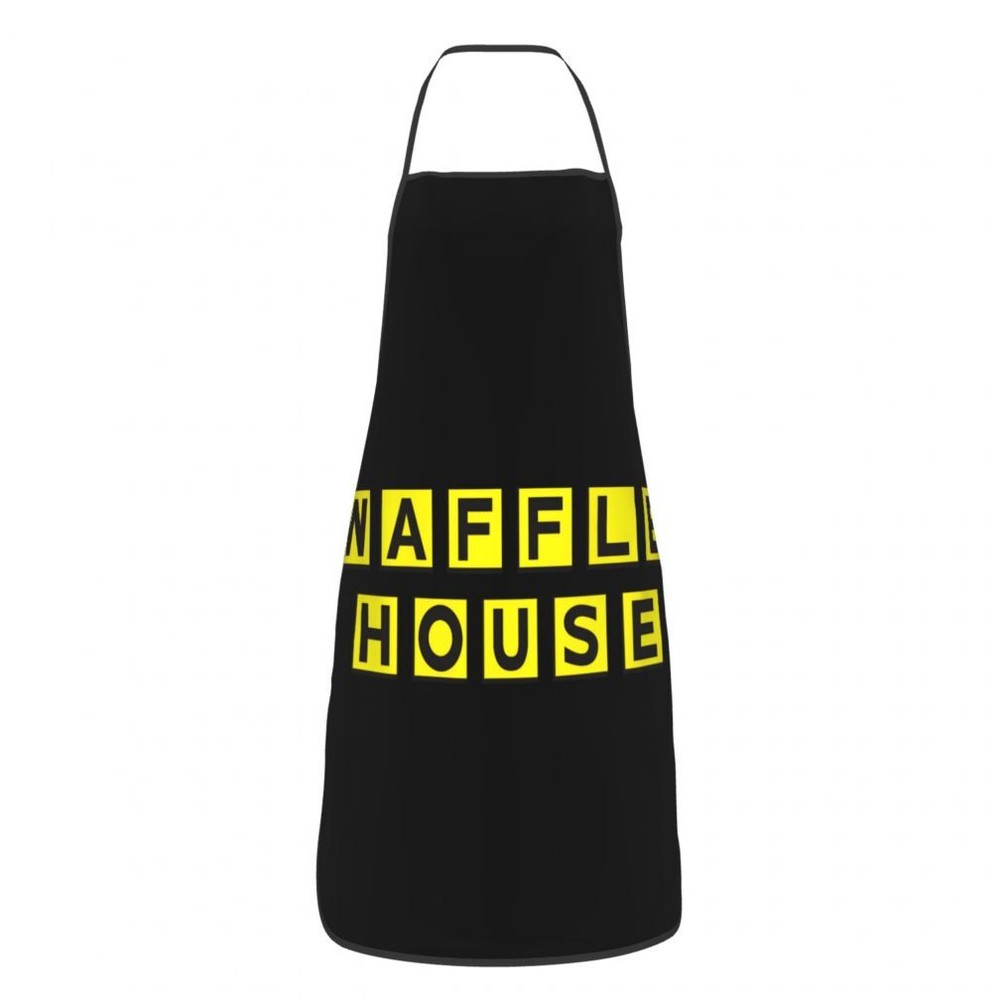 Waffle House Natural Apron Unisex Adjustable Neck Bib
