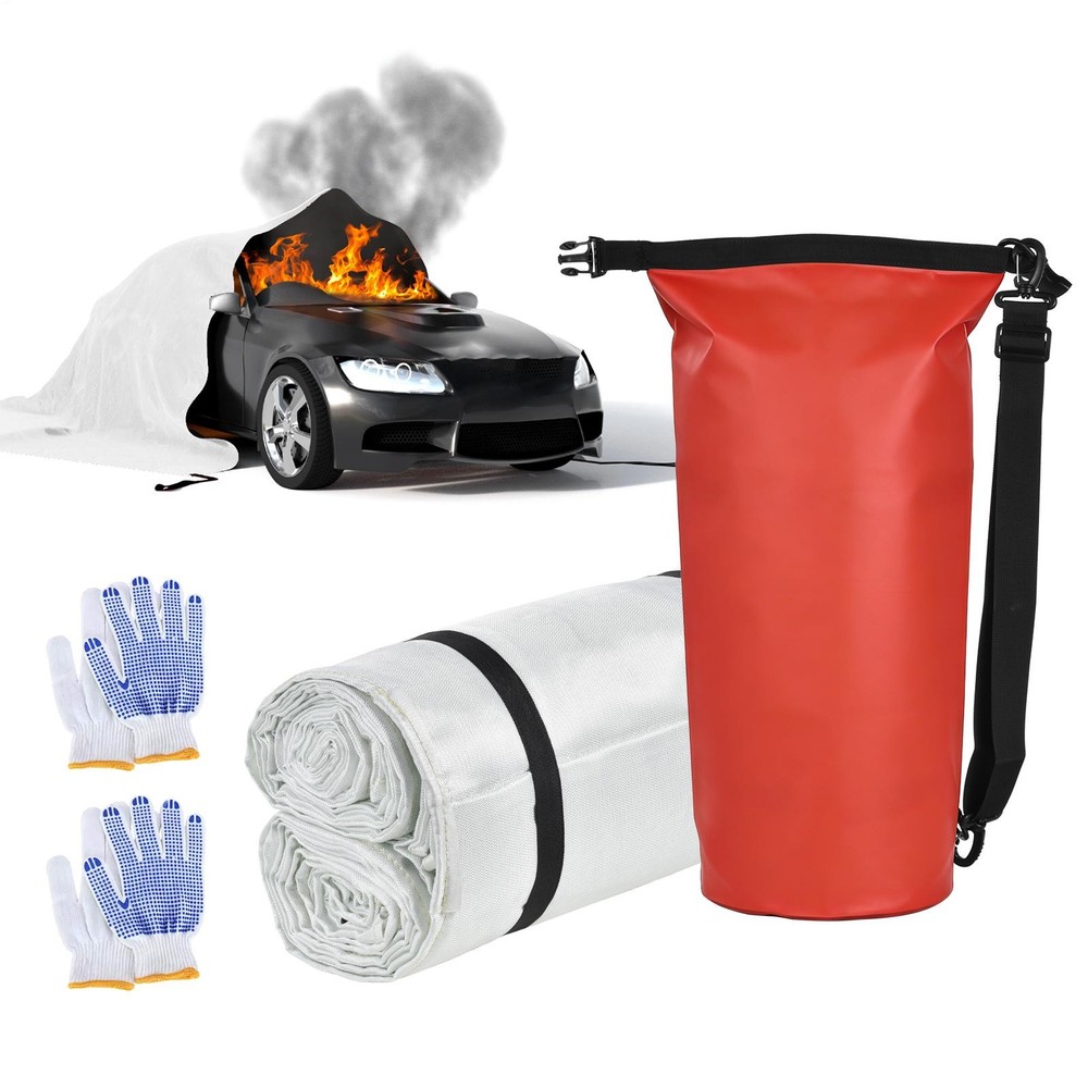 Car Emergency Fire Suppression Blankets Fireproof Blanket Fire Retardant Blanket