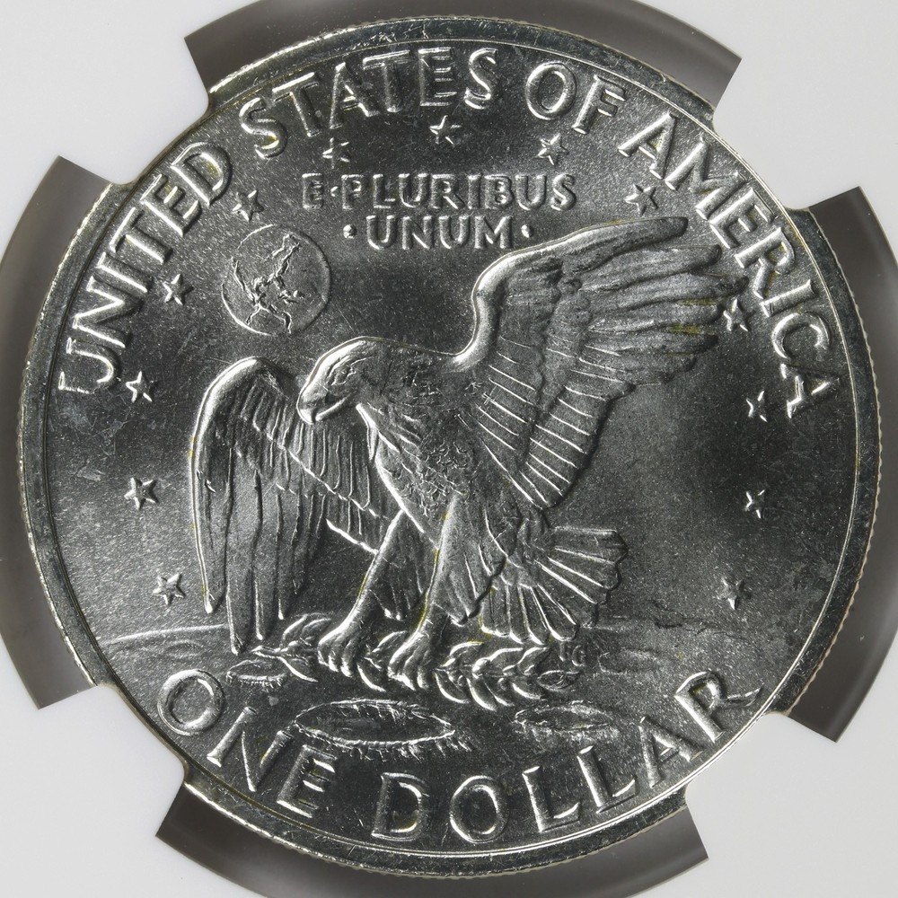 1971-S Silver Eisenhower Dollar Ike $1 NGC MS65