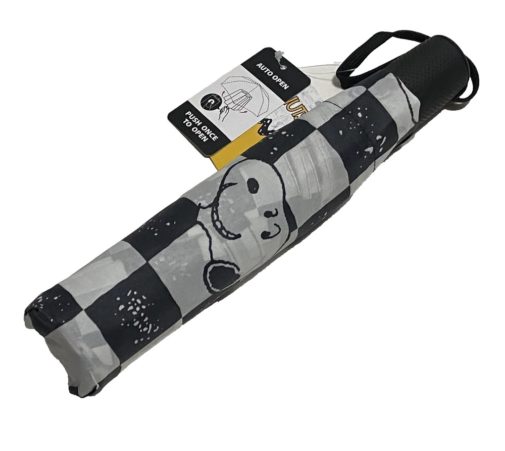 Snoopy Travel Unbrella Compact Auto Open Auto Close Peanuts