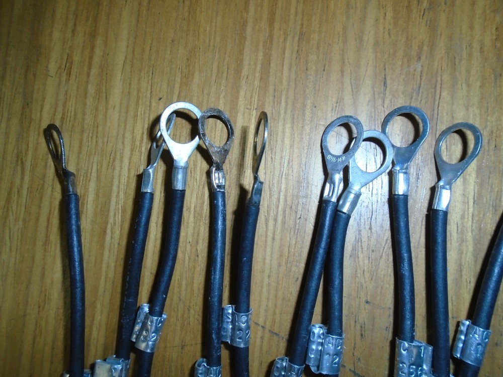 NOS! LOT OF 10 PCS! Military Vehicle Cable Ass'y Air Tank Ground P/N: 12256099