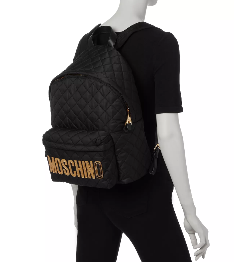 NWT Moschino Quilted Nylon Backpack MSRP$755