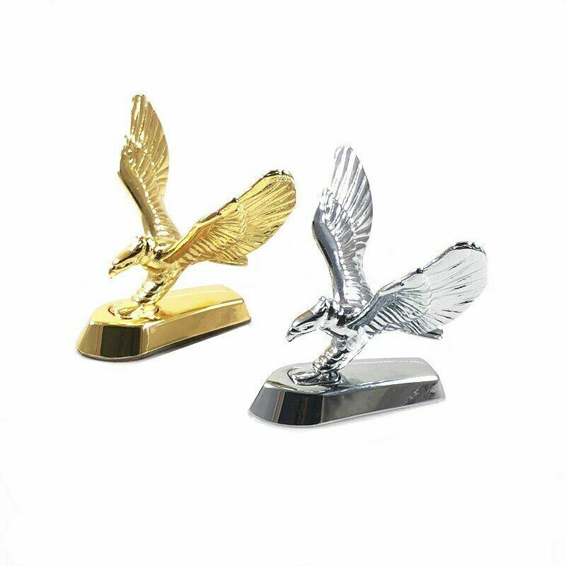 Universal 3D Emblem Flying Eagle Auto Stickers Front Ornament Decals Creative
