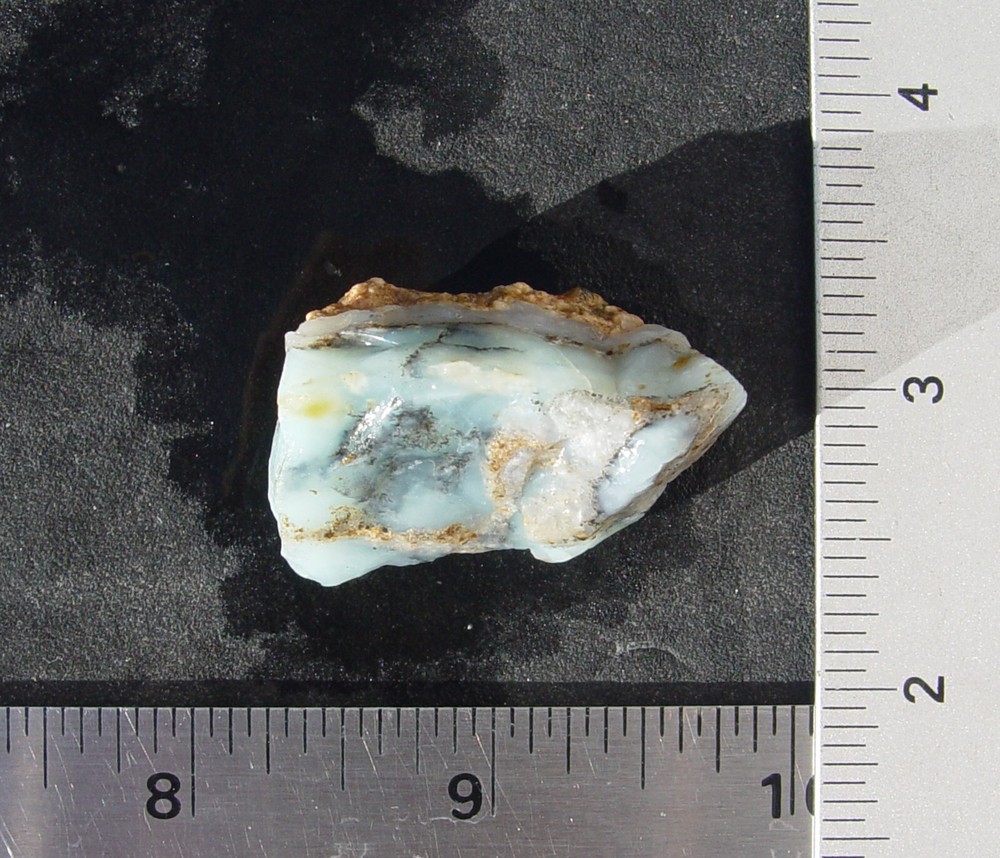 Andean Blue Dendritic Opal Rough T1184