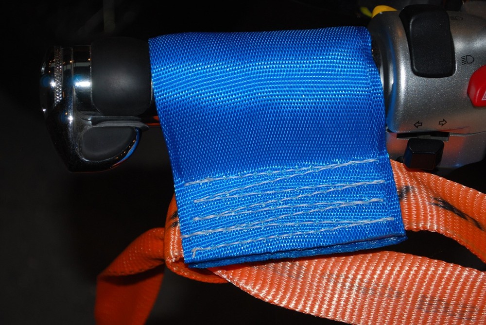 Motorcycle Handlebar Grip Tie Down Assembly Harness Transport Strap USA MADE