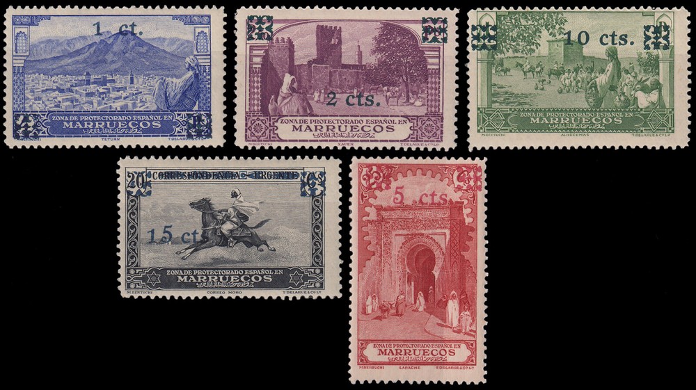 Morocco 162/66 1936 Landscapes MNH Mint