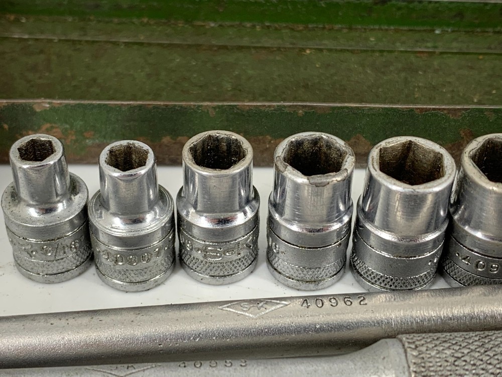 S-K Tools Ratchet Set in Box (INCOMPLETE READ CONDITION, Revised)