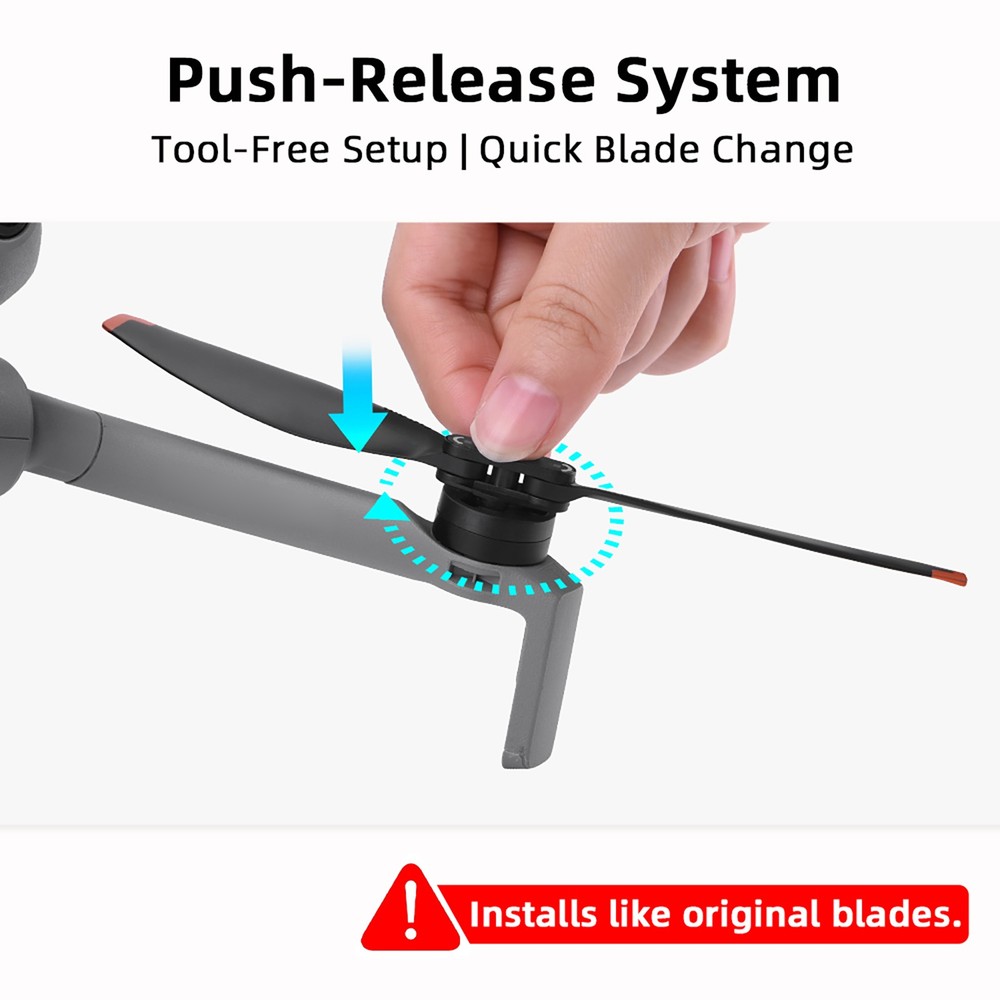 4PCS For DJI Mini 5 PRO Drone Propellers, Quick Release Low Noise Accessory