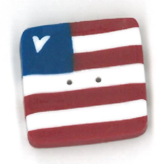 Square Flag Buttons by Just Another Button Company
