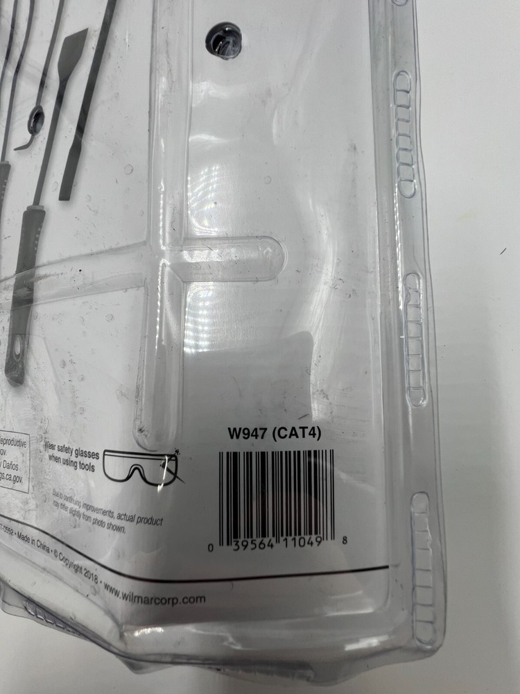 Performance Tool 6 piece Hook & Pick Set W947 Durable Double-Injection