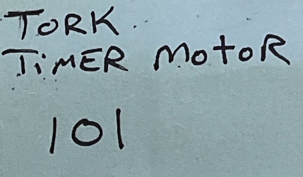 Tork 101 Timer Motor (RA)