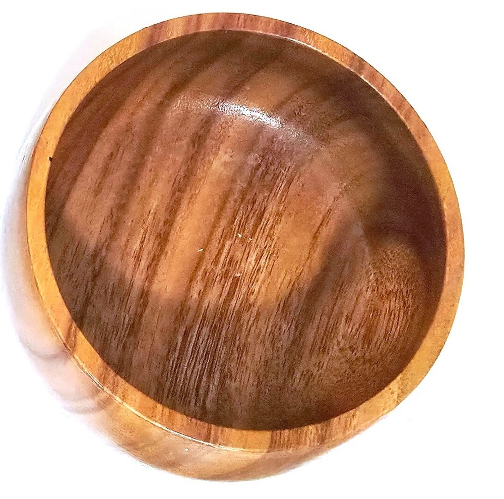 Vintage Monkey Pod Wooden Bowl Honolulu