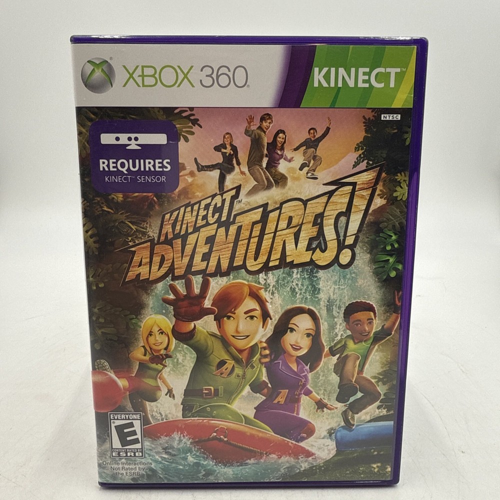 Xbox 360 Kinect Sensor Model 1414 with 6 Games Bundle -