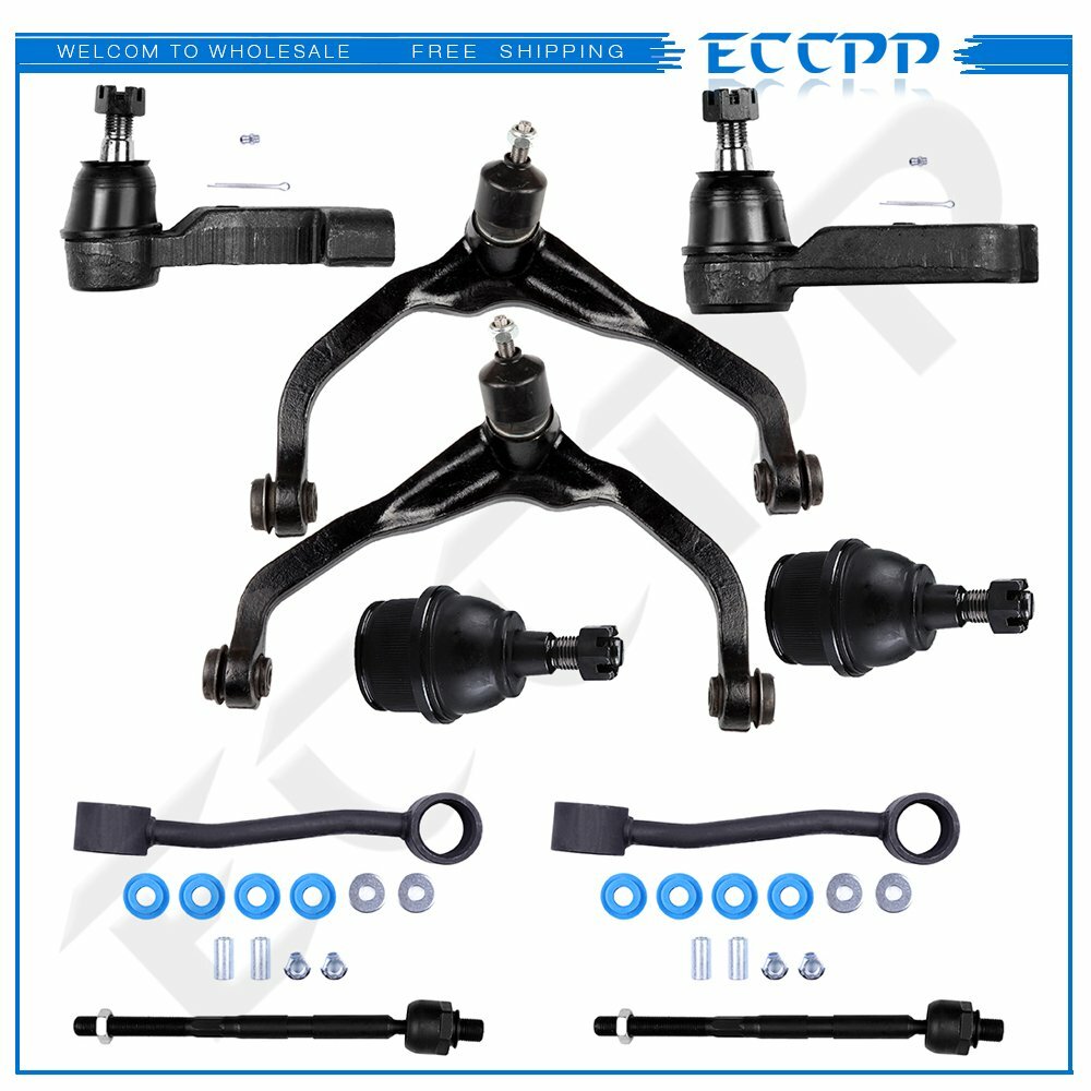 ECCPP 10pc Front Suspension Control Arms Tie Rods Kit For 2008-2012 Jeep Liberty
