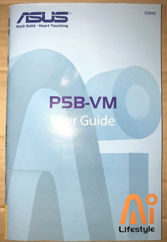Asus P5B-VM Series Drivers Intel G965 Support CD Rev.245.01 Disc + User Manual