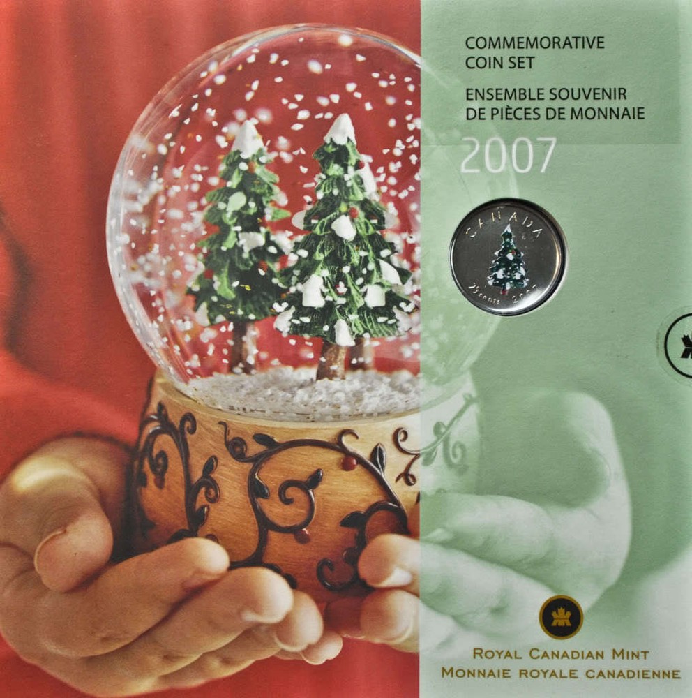 2007 Canada Holiday Gift Set - 7 coins