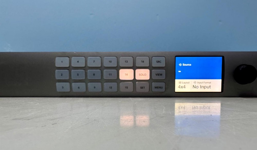 Blackmagic Design MultiView 16 – USED – Powers On – As-Is, No Accessories