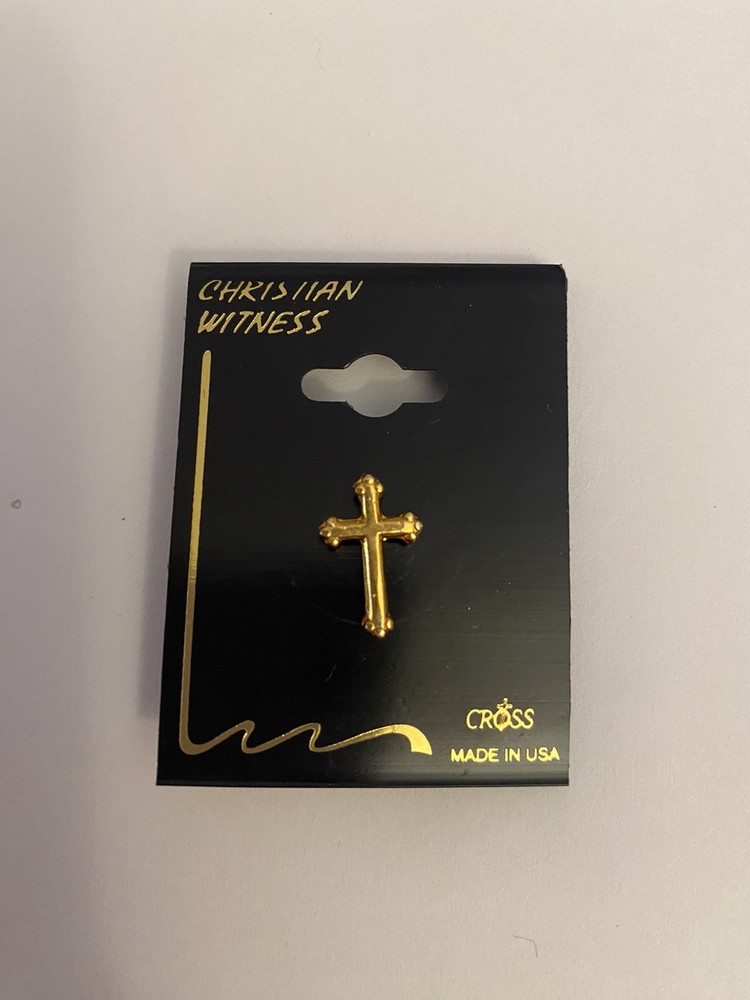 Religious Cross Lapel Pin P152