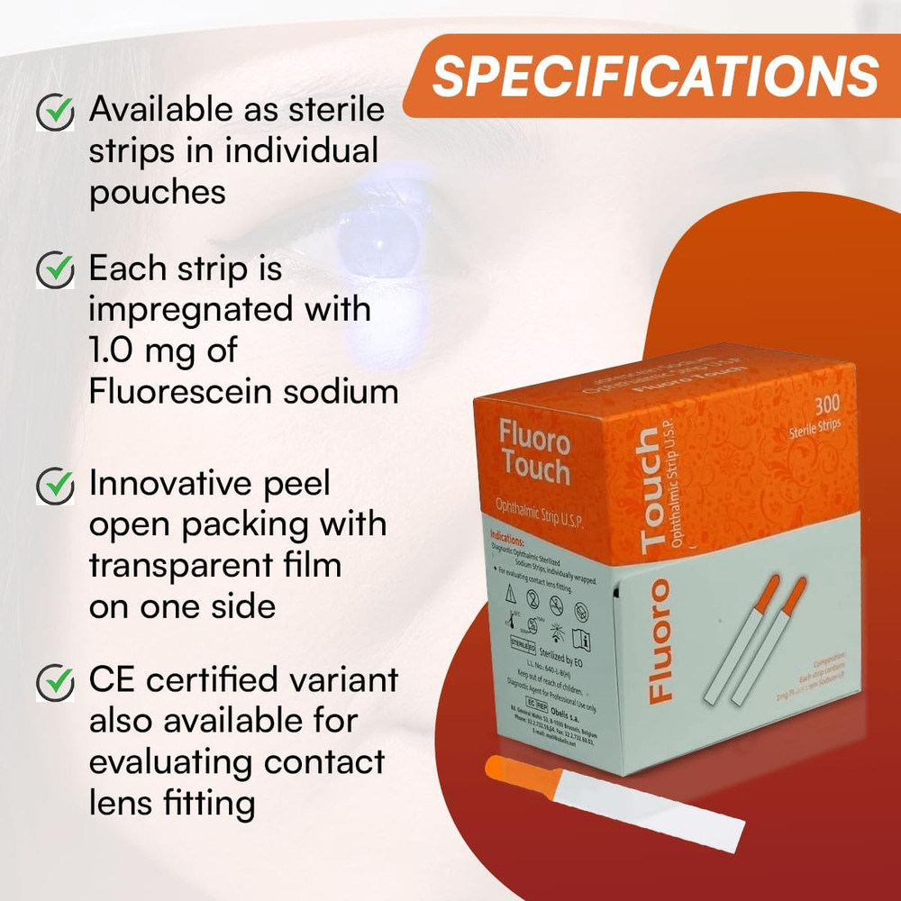 Fluoro Touch Strips - 300 Strips by