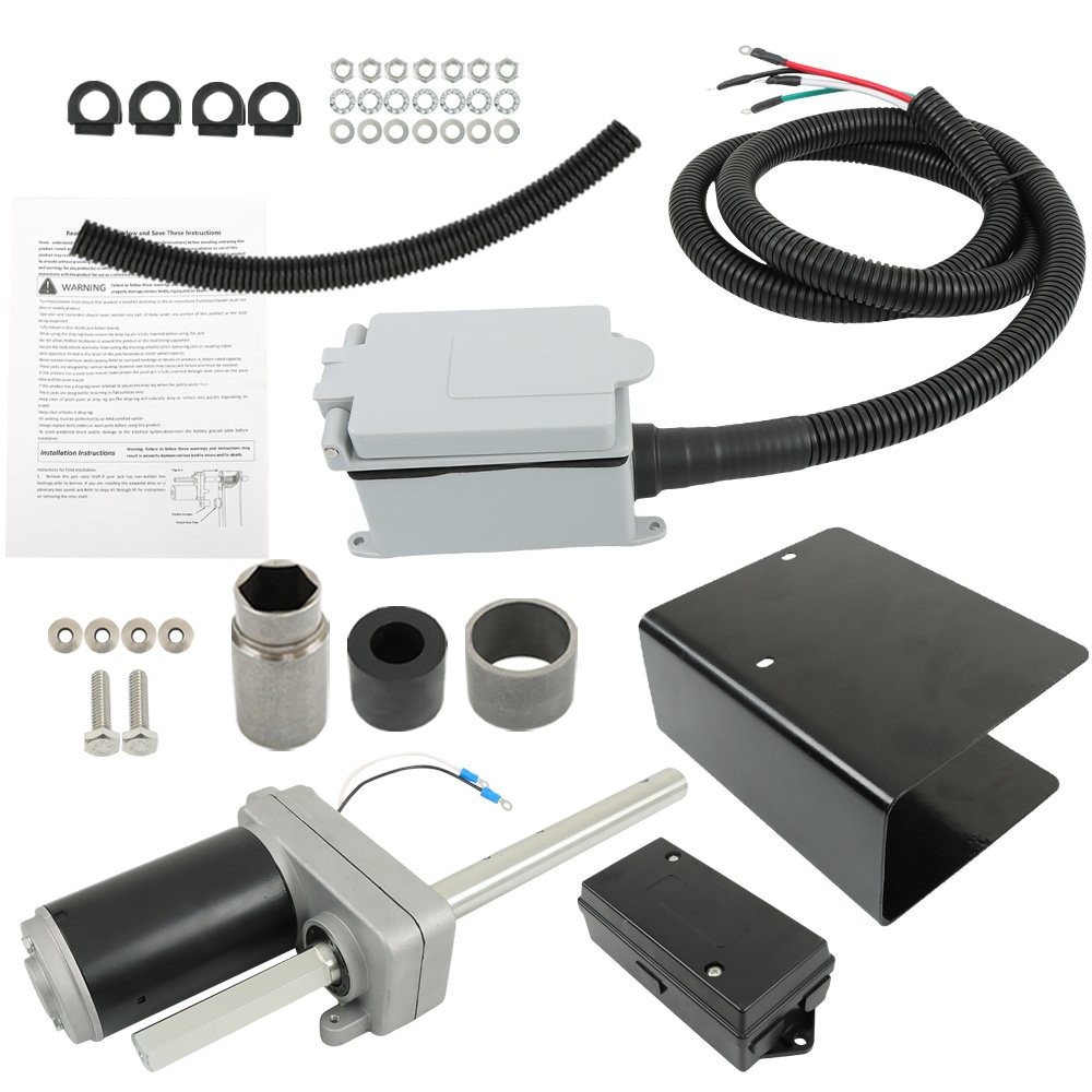 Labwork Electric Powered Trailer Jack 12000 lbs For Touring car 1824200100