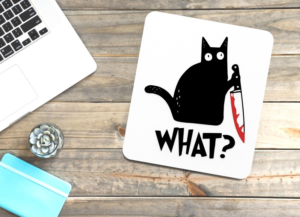 Cat What | Funny sign For Home or Office