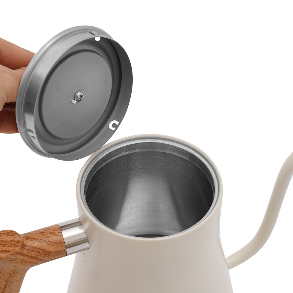 Tabletop Electric Gooseneck Kettle 1200W Electric Tea Kettle w/ Memory Function