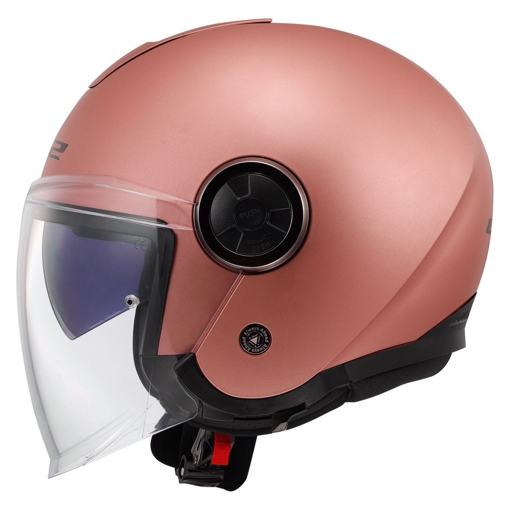 LS2 OF620 Classy Helmet Solid Matte Gold Pink
