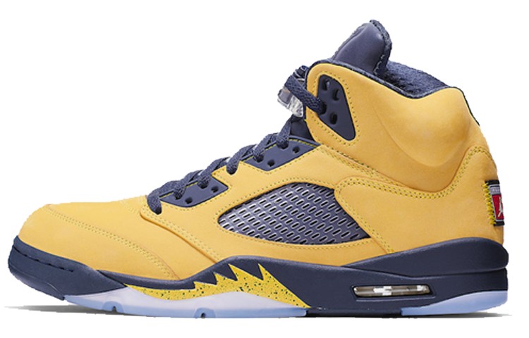 JORDAN 5 Retro Michigan 2019 - CQ9541-704 New Authentic