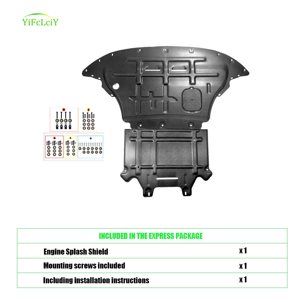 2Pcs For Audi Q5 2009-2017 Under Engine Splash Guards Front Engine Mud Flaps