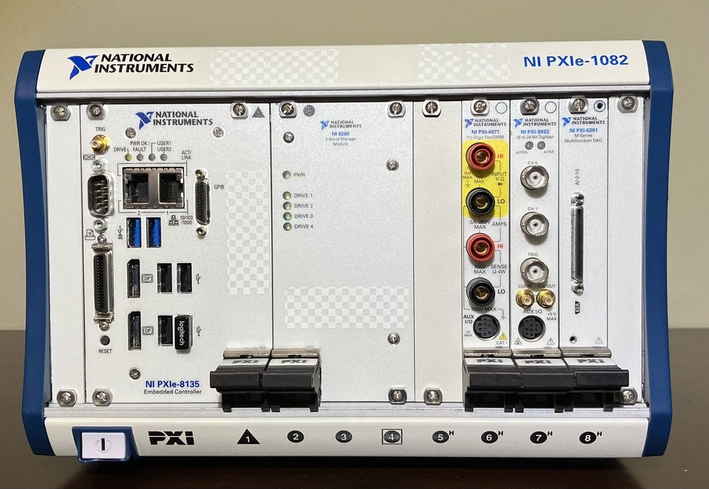 NI PXIe-1082 System with 8135 embedded controller