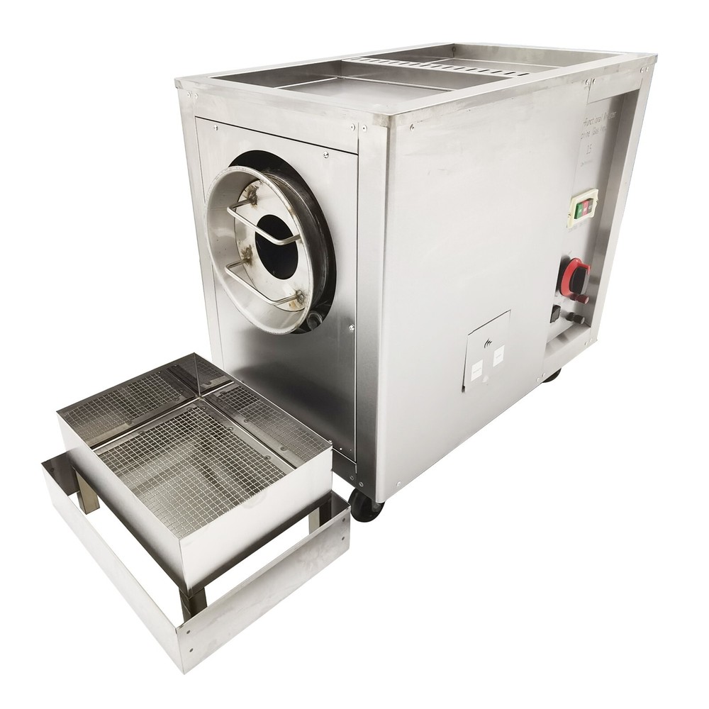 Open box 110V Automatic 16.5LBS Coffee Roaster Nuts Bean Roasting Frying Machine