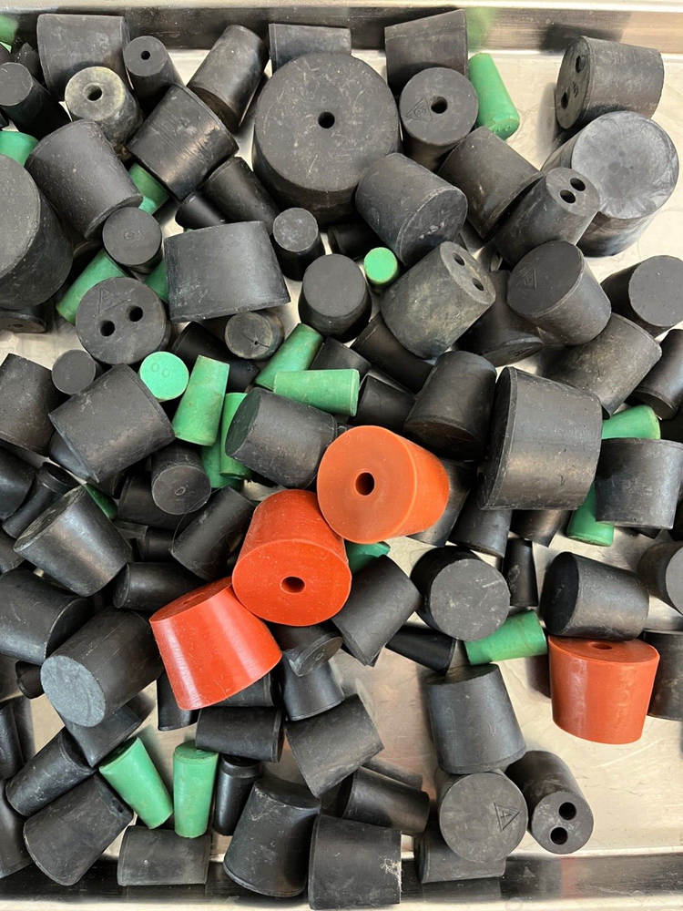 Assortment of Rubber Lab Stoppers, Approx. 4 Lb