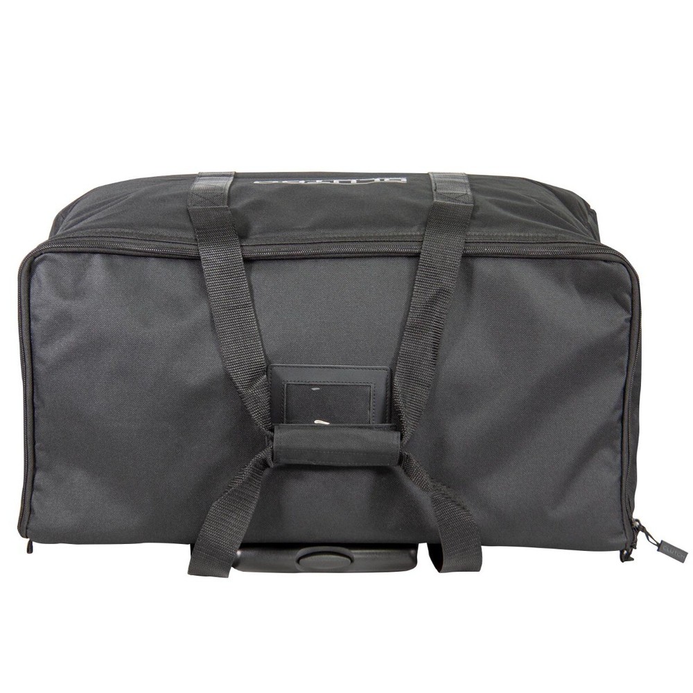 DJ Lighting Audio Equipment Multipurpose Accessory Utility Bag w Handle & Wheels