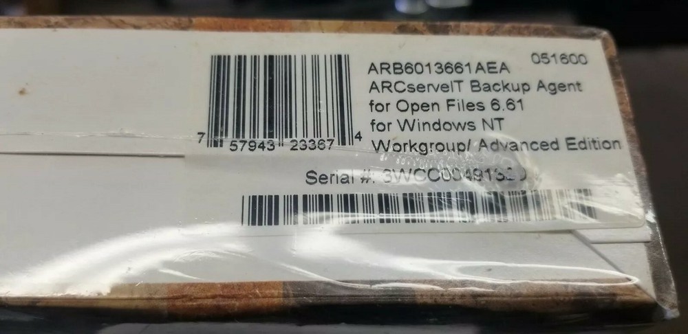 Unicentered ARCserveIT Complete Storage Management For Windows NT SQL7.0