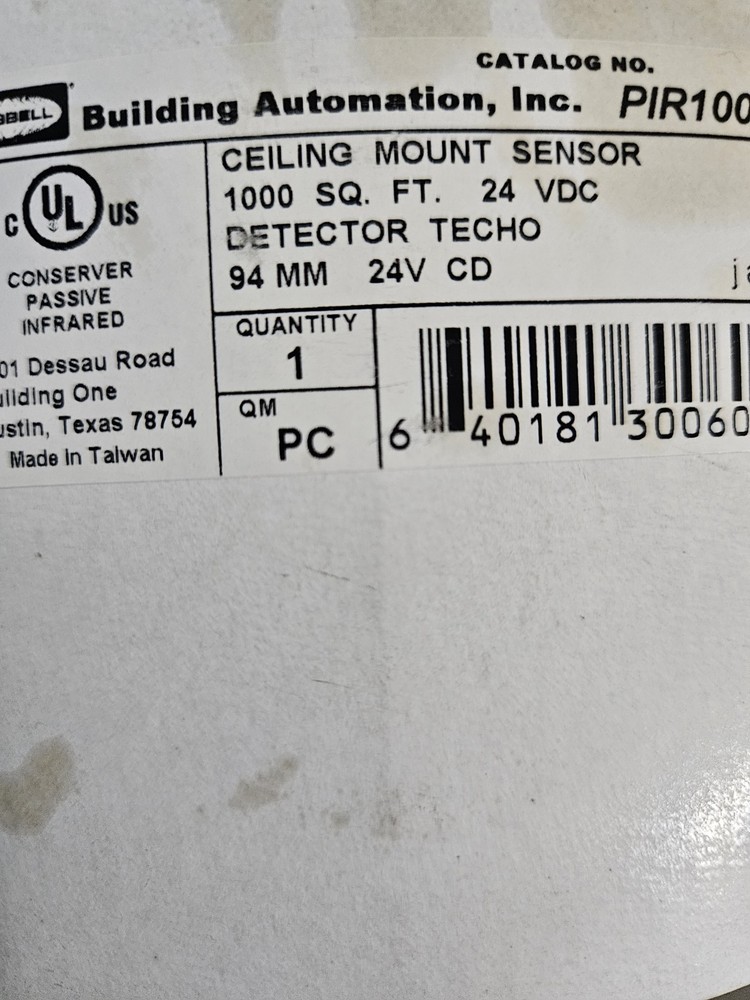 Hubbell Control Solutions WSPLWO-L360-LM-BK Low Mount Sensor Lens