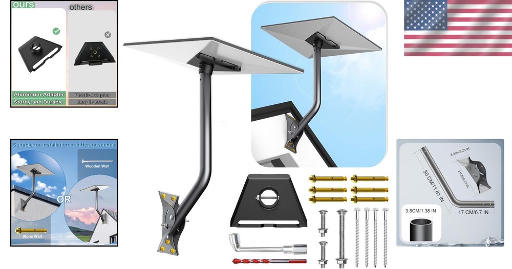Robust Gen 3 Starlink Mounting Solution - Adjustable Durable Aluminum Design