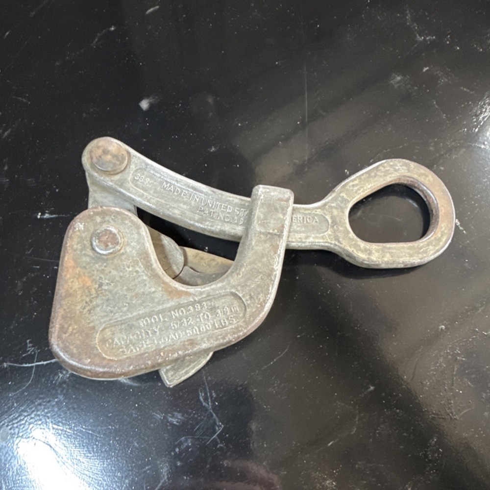 Crescent Cable Puller Tool 383, 5/32–3/8 in Capacity, 5000 lbs Safe Load