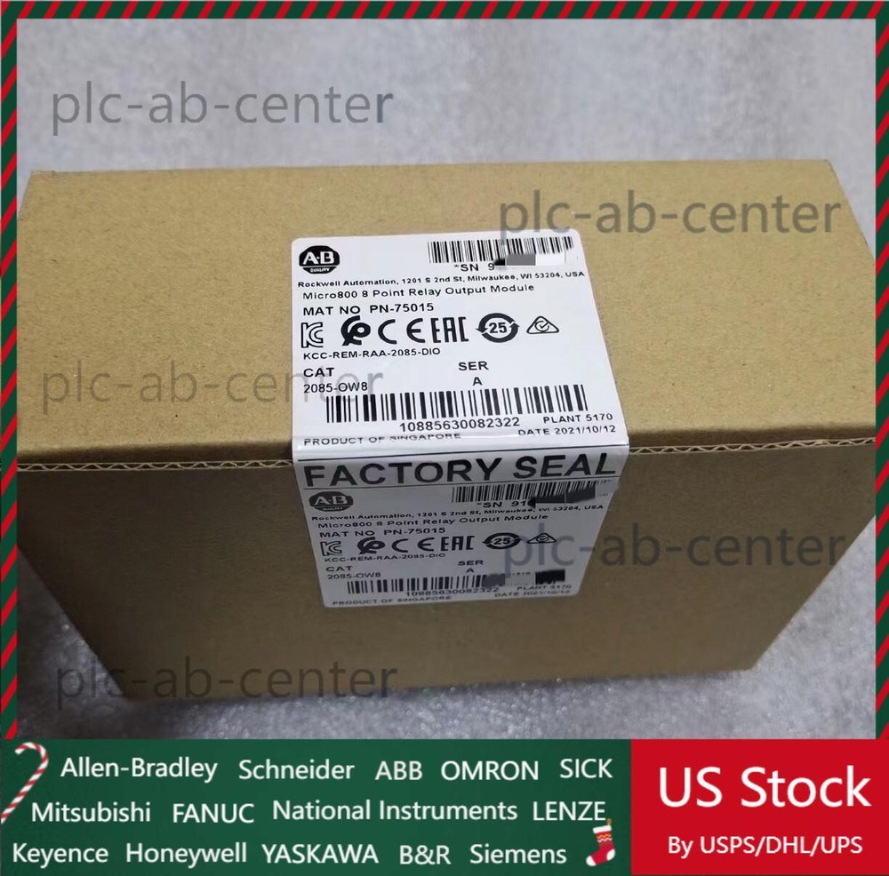Allen-Bradley 2085-OW8 AB 2085OW8 Micro800 8 Point Relay Output Module Sealed US