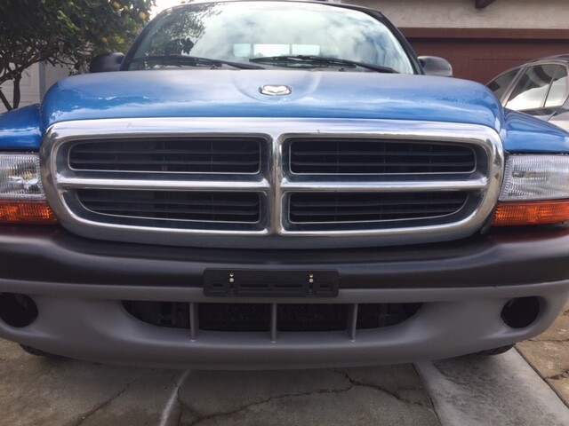 Front License Plate Tag Holder Mount Adapter Bumper Kit Bracket for DODGE New