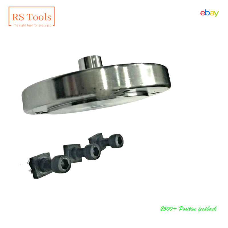 Tilting Rotary Table 4'' with 3 jaw 65mm Self Centering Chuck And Backplate Tool