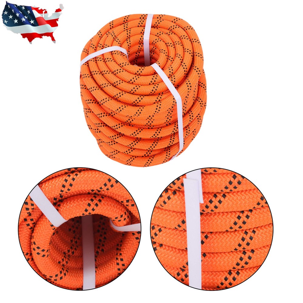 Pulling Rigging Line3/4" × 120' Double Braid Nylon Polyester Arborist Bull Rope